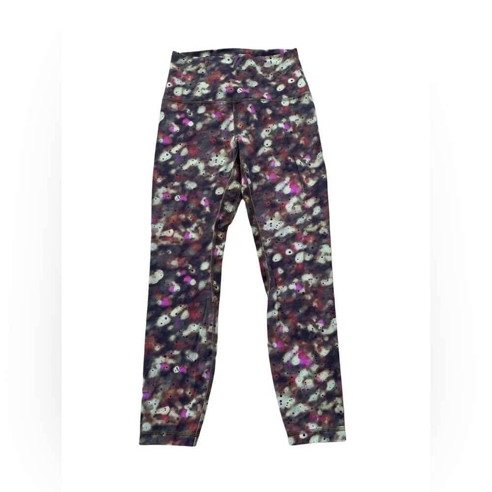 Lululemon Size 6 Align High-Rise Pant Leggings 25" in Soft Focus Splatter Multi